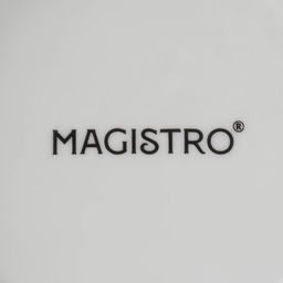 Тарелка глубокая Magistro «Морской бриз», 400 мл, d=20 см, фарфор, белая