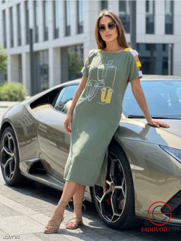 Платье женское с рисунком