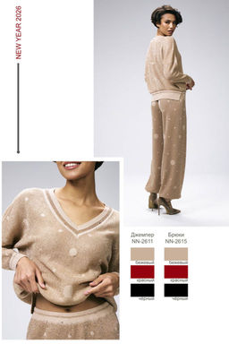 NN-2611 джемпер женский красный - Mozart фото 5