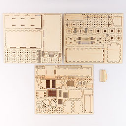 Конструктор новогодний Грузовик, 136 элементов - Лесная мастерская фото 6