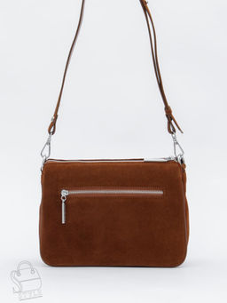 Сумка женская кожаная 1035CF brown Polina&Eiterou