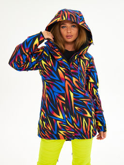 Женская горнолыжная сноубордическая куртка Alpha Endless Ultra Chaleur SNB 423/316_1 Разноцветный  фото 16