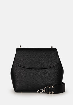 Сумка Модель №1607 | кожзам | зернистая | черный | Р775-1 | 33016