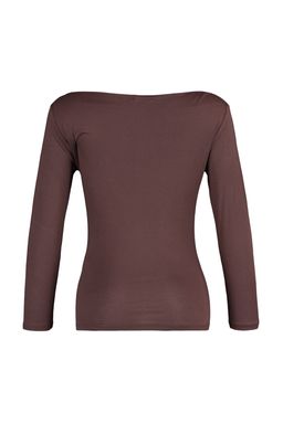 Trendyolmilla Lacivert Fitted/Vucuda Oturan Uzun Kol Kay?k Yaka Viskoz Esnek Orme Bluz TWOAW21BZ0106 фото 8