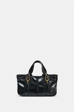 HANDBAG WITH METAL DETAILS - Zara фото 3
