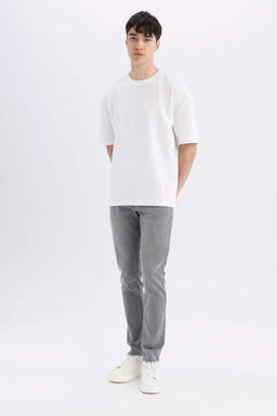 Джинсовые брюки скинни Carlo очень узкого кроя с нормальной талией и очень узкими штанинами - Defacto фото 4