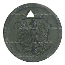 10 пфеннигов 1917 года Германия Нотгельд Франкфурт на Майне