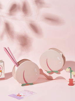 Органайзер для канцелярских и кухонных принадлежностей "Sweet peach", pink