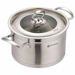 Кастрюля нерж 5.5 л ZEIDAN, ст. крыш арт. Z-501054 SILVER Вывод