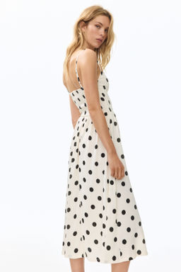 Vestido de tirantes con cuerpo nido de abeja - H&m фото 12