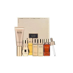 Набор антивозрастных миниатюр со стволовыми клетками O HUI The First Geniture Genummune Ampoule Set , Ampoule 30ml, Cream 30ml, Softener 20ml, Emulsion 20ml, Essence 5ml, Cleanser 50ml