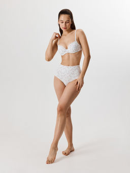 Infinity / Трусы жен. с высокой талией Tess белый принт - Infinity Lingerie фото 5