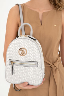 Женский белый рюкзак Неожиданная скидка в корзине