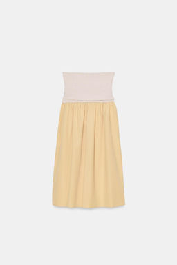 FALDA COMBINADA FAJ?N / Crudo/Amarillo - Zara фото 4