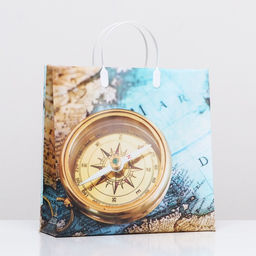 Цена за 10 шт. Пакет Компас надежды, мягкий пластик, 30 х 30 см, 120 мкм