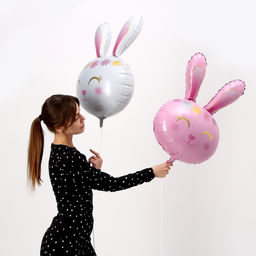 Шар фольгированный 32 Белый кролик - Страна карнавалия фото 4