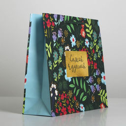 Цена за 2 шт. Пакет подарочный ламинированный, упаковка, Present for you, ML 25?21?8 см