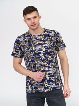 М49 Футболка "Синий/Хаки"