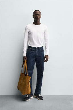 BASIC SLIM FIT T-SHIRT - Zara фото 8