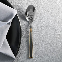 Ложка чайная с гравировкой Любимый дедушка, 3 х 14 см - Семейные традиции фото 2