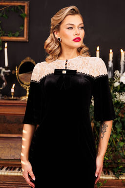 Платье Мода Юрс 2874-Р черный - Mira fashion фото 13