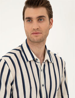 Bej Slim Fit _rme G_mlek - Pierre cardin фото 2