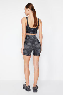 TRENDYOLMILLA K?rm?z? F?rcal? Soft Kumas Ic Bel Cep Detayl? Orme Spor Sort/K?sa Tayt THMSS24TY00020 фото 6