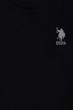 Boy Black Basic Sweater Surprise Discount в корзине - U.s. polo assn фото 3
