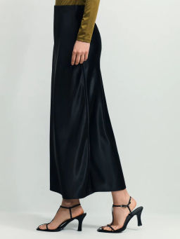 Атласная юбка миди ZR2604013505-50 / Zarina  фото 4