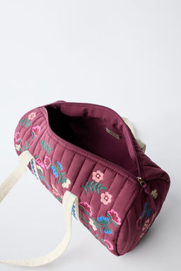 EMBROIDERED BOWLING BAG