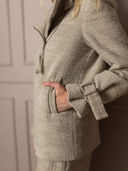 ШЕРСТЬ с ХЛОПКОМ жакет пиджак - Волтри фото 3