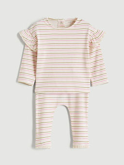 K?z Bebek ?izgili Ti??rt ve Tayt