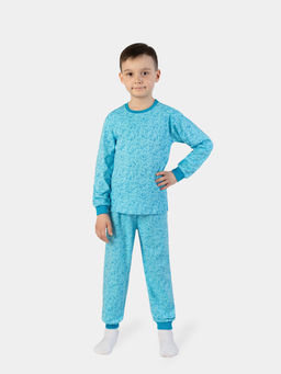 Пижама детская бирюза морской мир