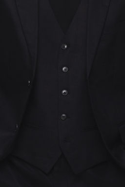 Chaleco de traje en lino Slim Fit - H&m фото 5