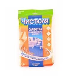 ЧИСТЮЛЯ салфетка д/мытья пола из микрофибры 50х60см