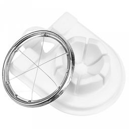 Яйцерезка струнная, пластмассовый корпус Дольки 8,5х11х3см, в блистере (Китай) - Домашняя мода фото 2