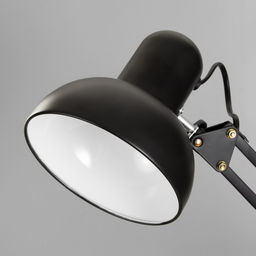 Лампа настольная RISALUX «Крус», E27, 40 Вт, на струбцине, чёрная