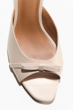 Sandalias de tac?n con lazo decorativo - H&m фото 3