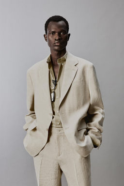 100% LINEN SUIT BLAZER - Zara фото 2