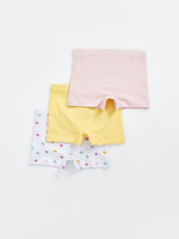Beli Lastikli Bask?l? K?z Bebek Boxer 3l? - Waikiki фото 2