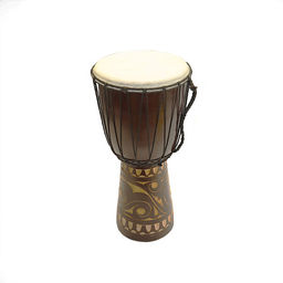 Баpабан Джембе Дерево с резьбой Кожа 50см-22см Баpабан Джембе Дерево с резьбой Кожа 50см-22см