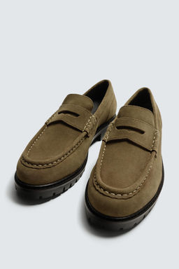 MOCAS?N PIEL TRACK ANTIFAZ / Beige - Zara фото 5