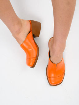 Сабо 5132.23663br.Оранжевый+коричневый