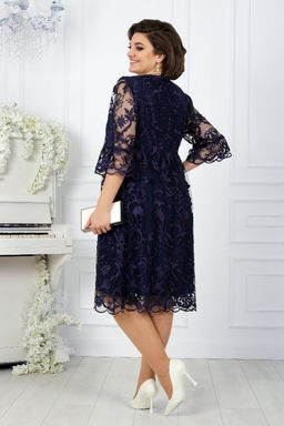 Платье Ninele 7431-Р темно-синий - Mira fashion фото 556