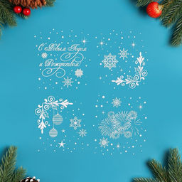 Наклейки на окна «Новогодние»