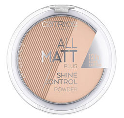 CATRICE Пудра компактная All Matt Plus Shine Control Powder, 030 Warm Beige темно-бежевый
