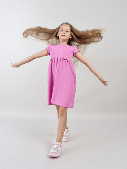 CRB wear / CWKG 63931-45 Платье для девочки,сиреневый  фото 2