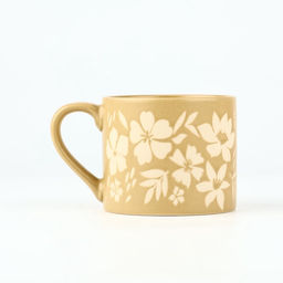 Кружка чайная керамическая «Флори», 320 мл, ручная работа