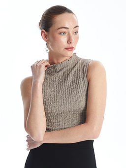 Kad?n Dik Yaka D?z Atlet