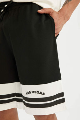 DeFactoFit Короткие шорты из плотной ткани NFL Las Vegas Raiders стандартного кроя  фото 6